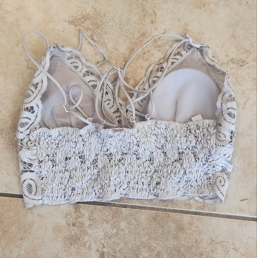 PINK Victoria's Secret White Lace Bandeau - Picture 2 of 4
